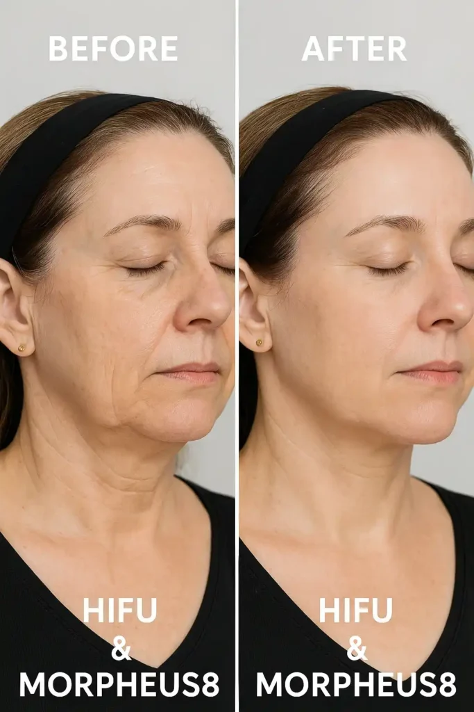 HIFU & Morpheus8 treatment results Chesham - book in today!