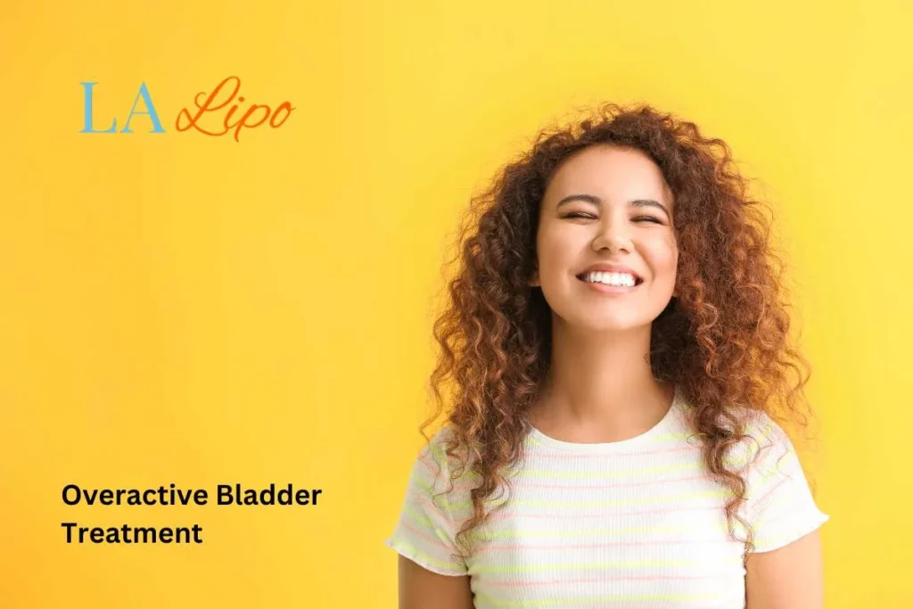 woman smiling about overactive bladder treatment Chesham solutions