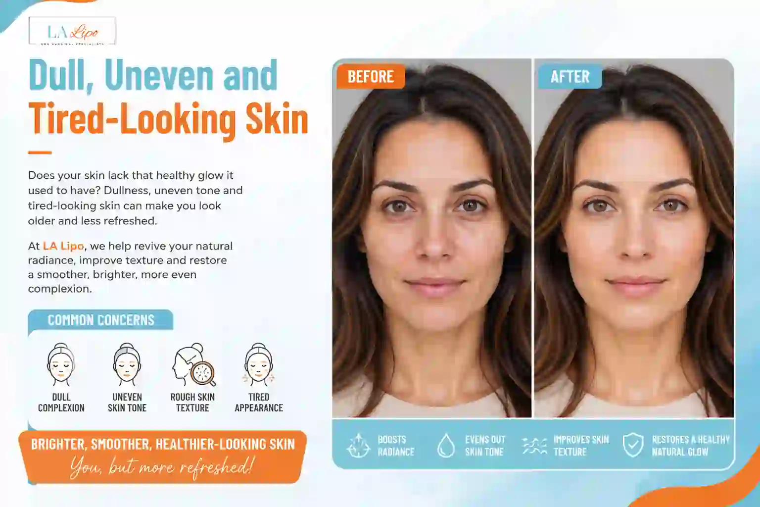 Sign #5: Dull, Uneven and Tired-Looking Skin Chesham